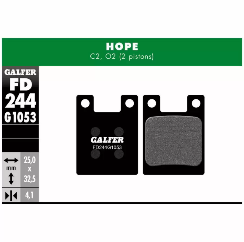 Galfer FD244G1053 per Hope C2, O2