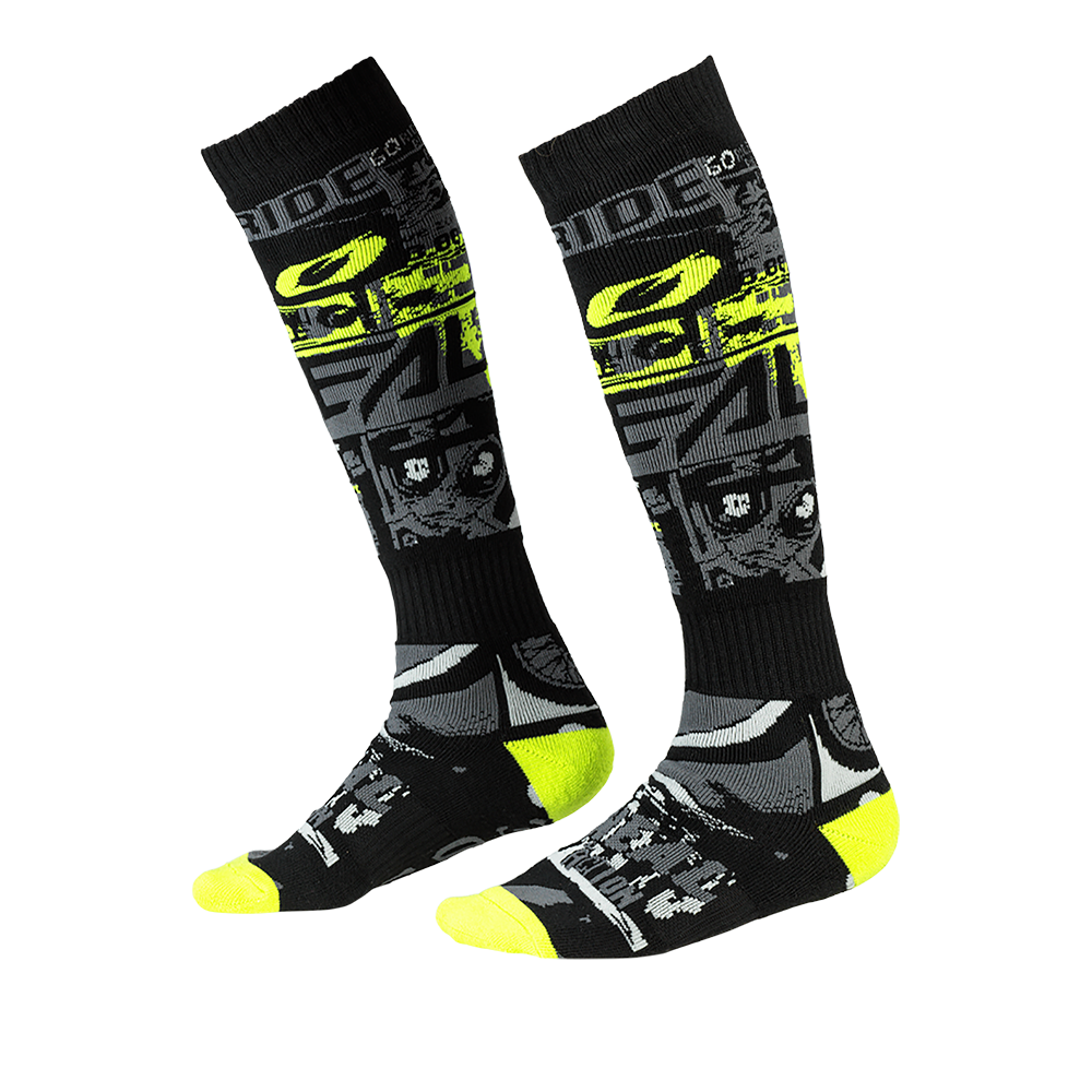 O'Neal PRO MX calzini Ride Black/Neon/Yellow - foto 2
