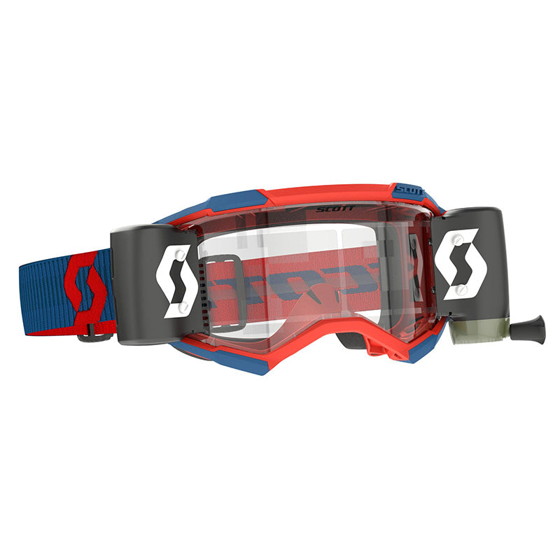 Scott Fury WFS maschera Dark Blue-Neon Red - foto 3