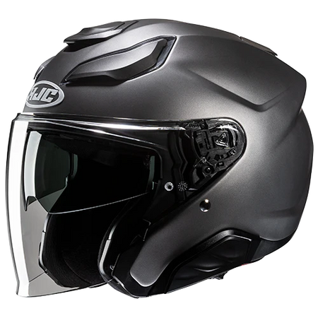 Hjc F31 jet ECE 22.06 SEMI FLAT TITANIUM / XS - foto 5