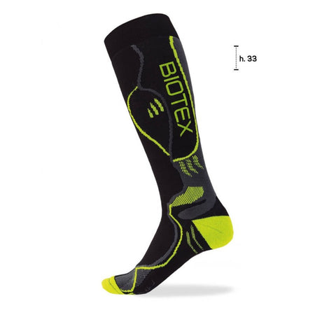 Biotex Calza Termica Lunga Black/Yellow Fluo / S - foto 2